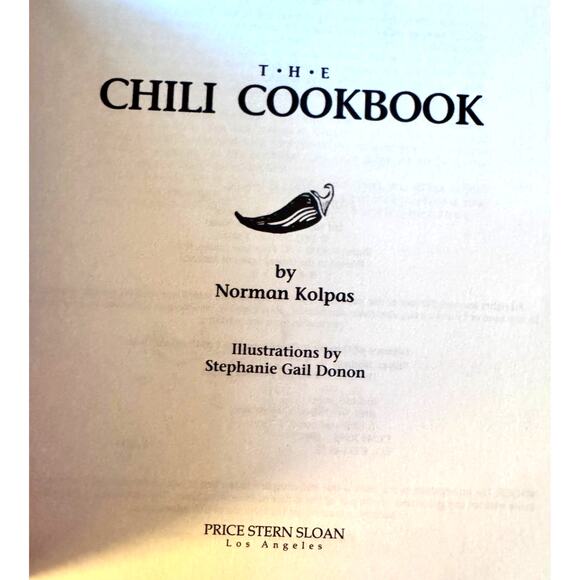 Vintage 1991 The Chili Cookbook by Norman Kolpas HPBooks First Edition Softcover - Picture 2 of 4